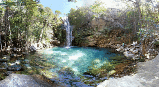 Cachoeira Santa Bárbara, a mais famosa da Chapada dos Veadeiros