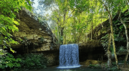 Cachoeira da Arara, um das mais famosas em Taquaruçu.