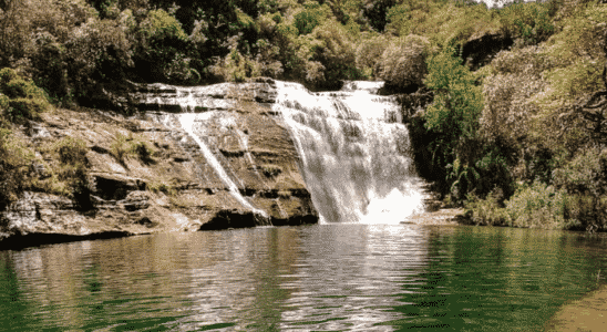 Cachoeira Lago Azul em Jaguariaíva