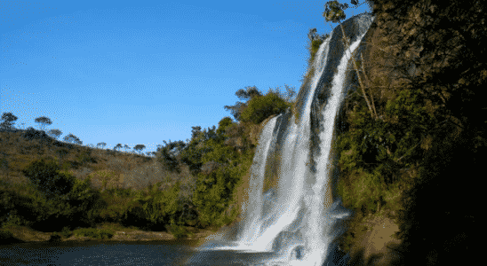 Cachoeira da Fumaça, a mais famosa de todas as cachoeiras de Carrancas.