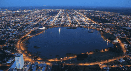 Vista aerea da cidade de Três Lagoas