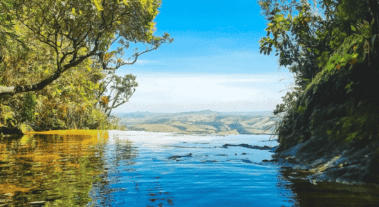 Vista maravilhosa da Janela do Céu, o lugar mais cobiçado para fotos em Minas Gerais.