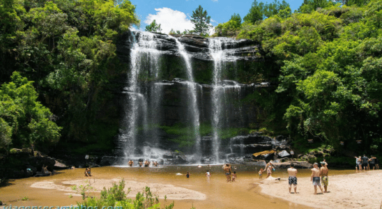 Cachoeira da Mariquinha, uma bela atração de Ponta Grossa.