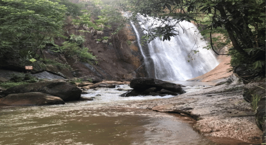 Cachoeira do Moxafongo, uma das mais procuradas em Santa Leopoldina.