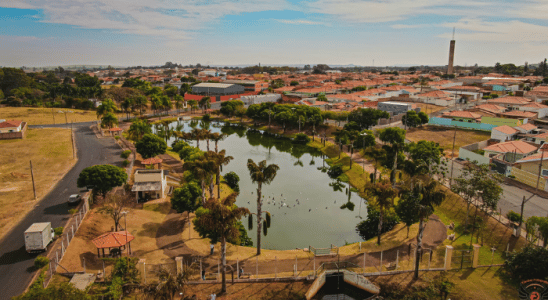 Jardim do Lago bem no centro de Santa Rita do Passa Quatro.