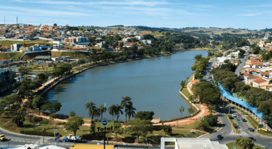 Lago Taboão, cartão postal de Bragança Paulista.