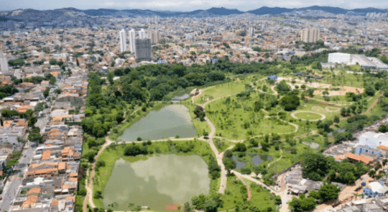 Vista de uma parte da bela cidade de Santo André.