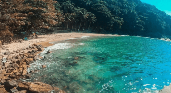 Um pedaço do paraíso, esta é a Praia do Éden.