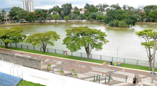 Lago Vila Galvão ou Lago dos Patos em Guarulhos.