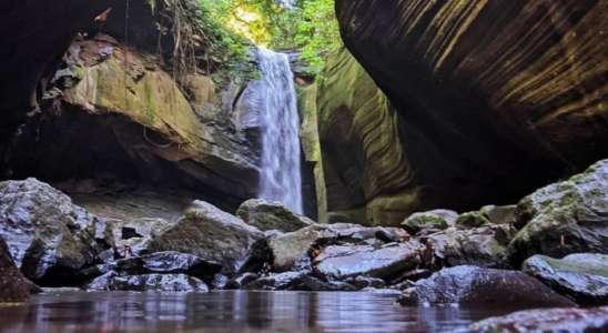 Cascata das Andorinhas, um dos lugares mais visitados em Rolante.