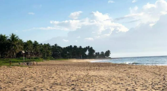 Praia de Guaxuma em Maceió.