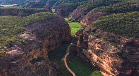 Cânions do Viana visto de cima, uma atração incrível da Serra das Confusões.