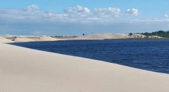 Dunas na Lagoa do Bacupari em Mostardas