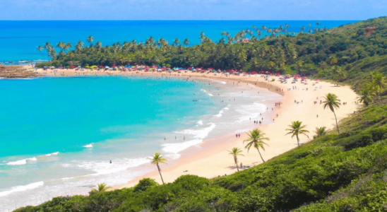 Vista para a linda Praia de Coqueirinho.